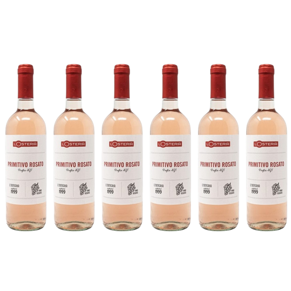 L'Osteria Primitivo Rosato Di Puglia IGT, 6 Fl.