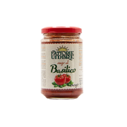 Tomaten- Basilikumsauce im 280 Gramm Glas aus dem L'Osteria Shop