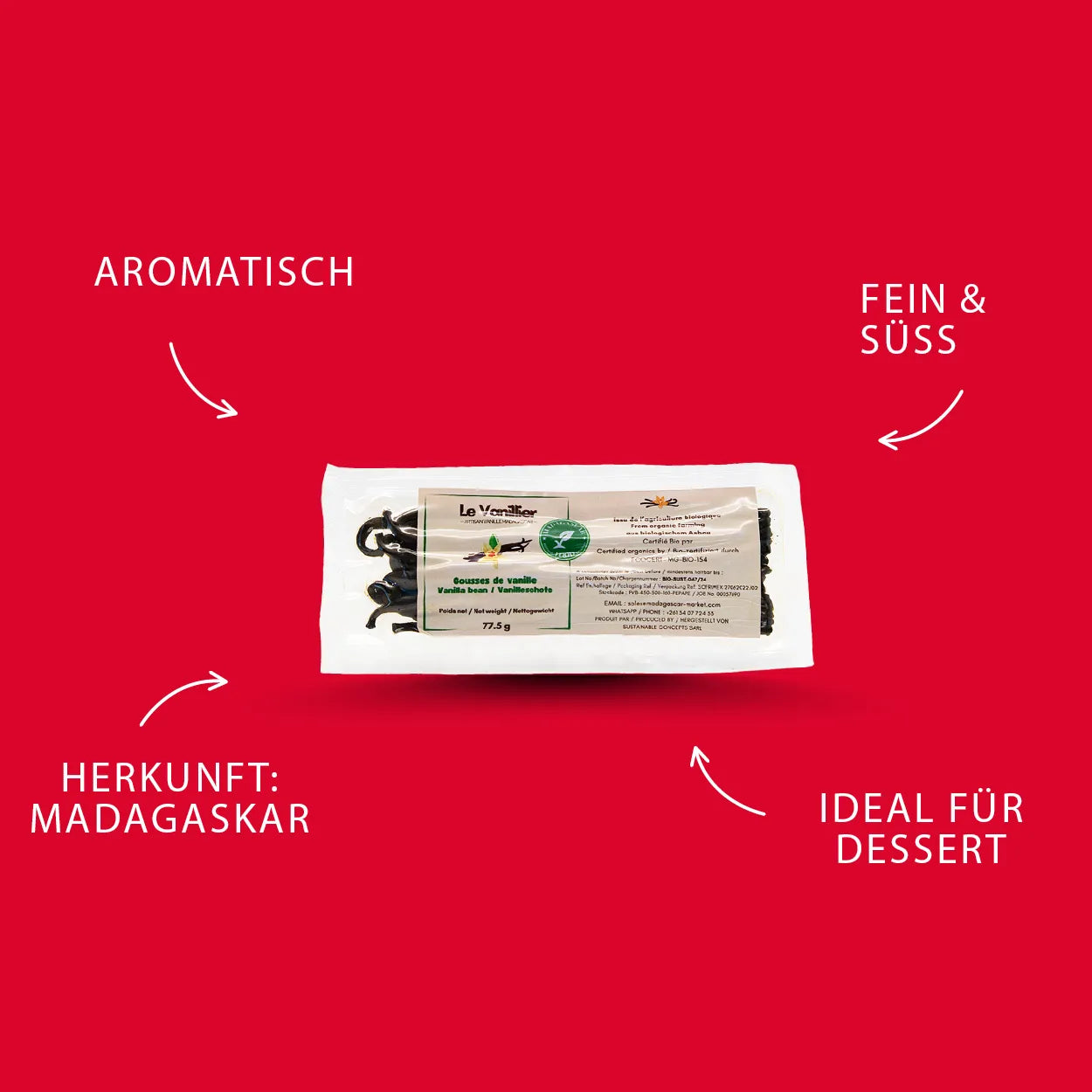 Vanilleschoten aus Madagaskar