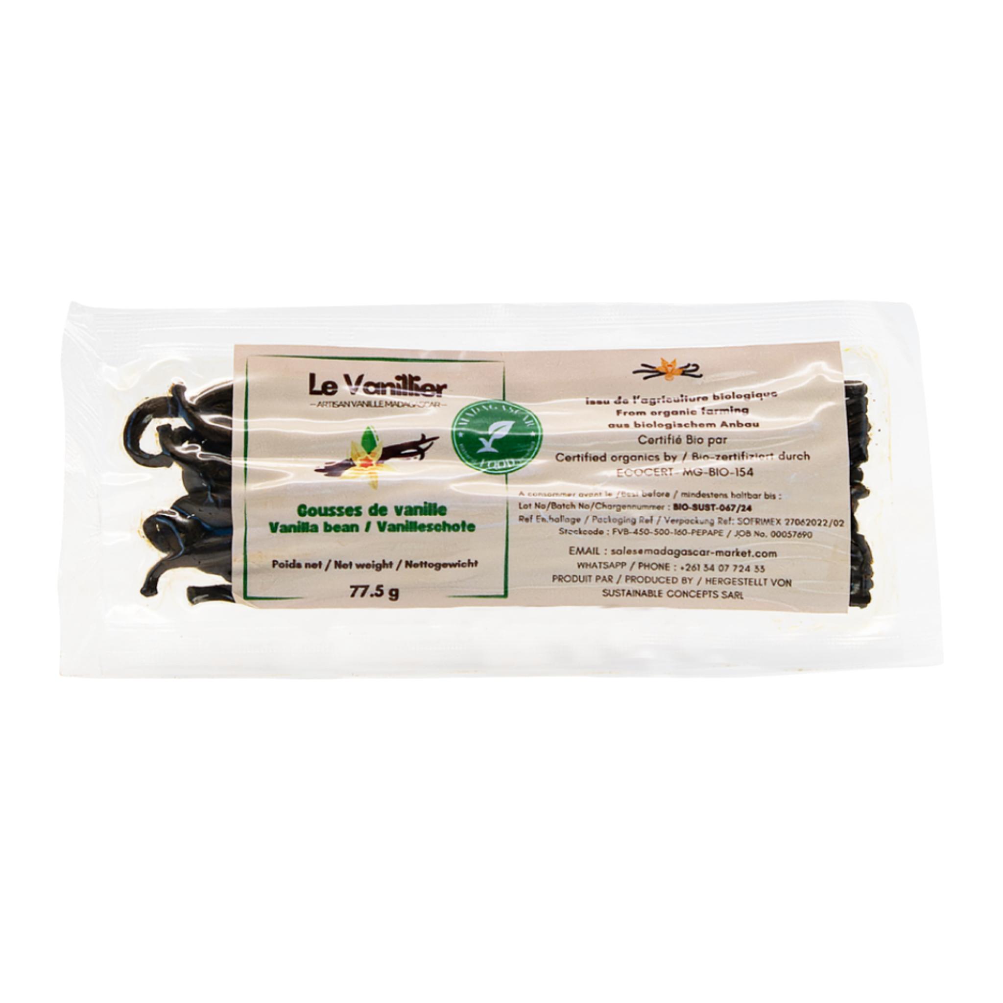 Vanilleschoten aus Madagaskar