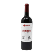 Der Primitivo Puglia Rotwein in der 750ml Flasche von L'Osteria
